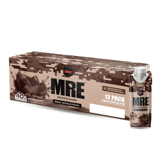 12 Bottles of Redcon1 MRE Chocolate Protein Shake
