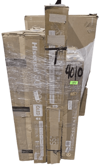 Lot of Damaged TVs From Lost Freight