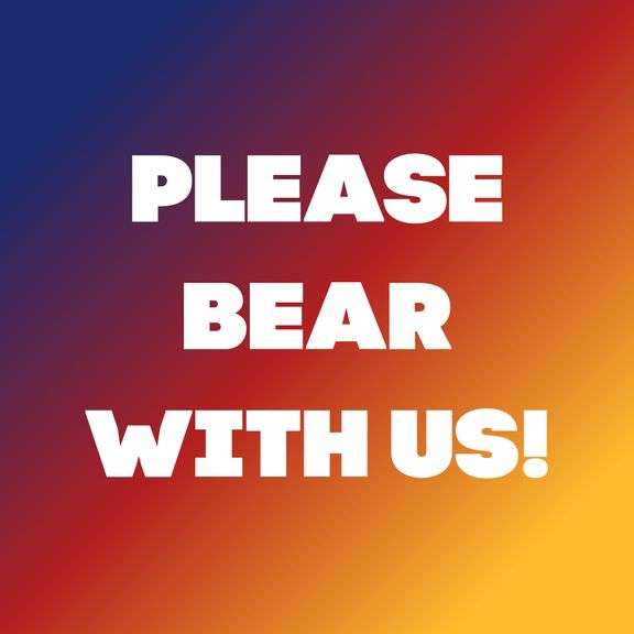 Please Bear With Us