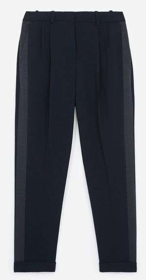 Sz 34 Ladies The Kooples Marta Pleated Crepe Pants