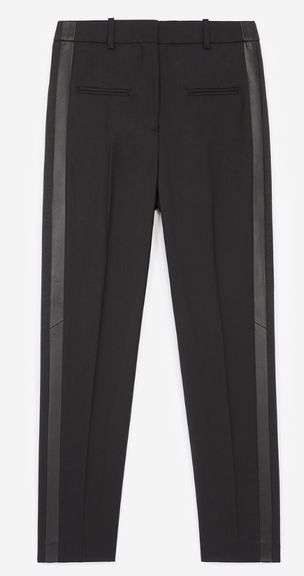 Sz 34 - Ladies The Kooples Cropped Side-Inset Wool Pants