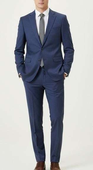 Sz 38R/ 32Wx30L Men's Calvin Klein 2pc Suit Jacket & Pants