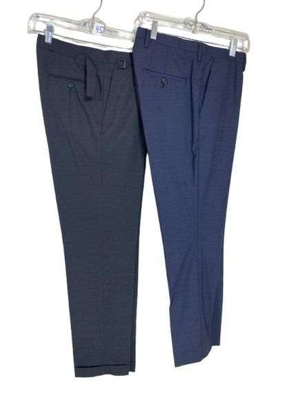 2 Mens Design Dress Pants Sz 34 $600