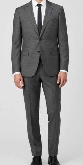 Sz 38/18"W42"L Men's Calvin Klien 2pc Suit Jacket & Pants