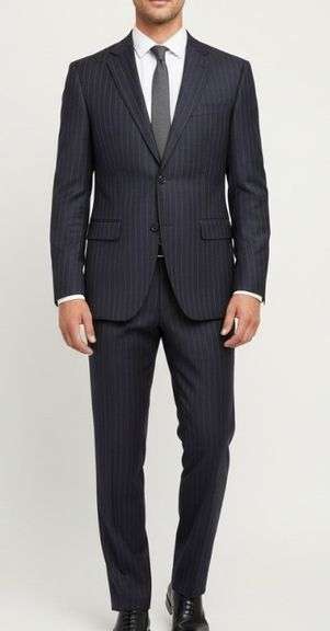Sz 38R/ 16.5"Wx41.5"L Men's Chaps 2pc Suit Jacket & Pants