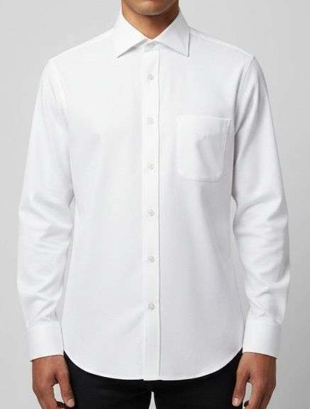 Sz M Men's Ralph Lauren Button Up Dress Shirt