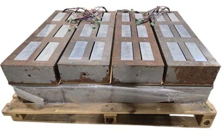 Lot of 8 Industrial "Rusted" Light Fixtures (No LED controllers or power supplies included)