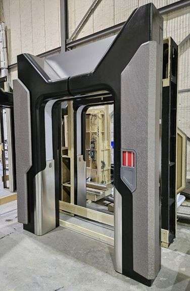 Set of 2 Production Made Futuristic Door Frames - 84.5" x 16" x 108" H