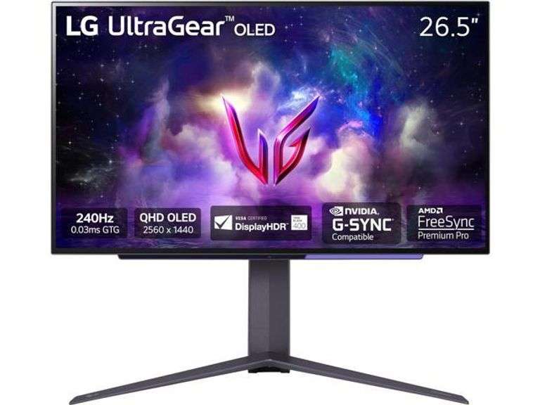 27" UltraGear Oled QHD 240Hz G-Sync HDR Gaming Monitor