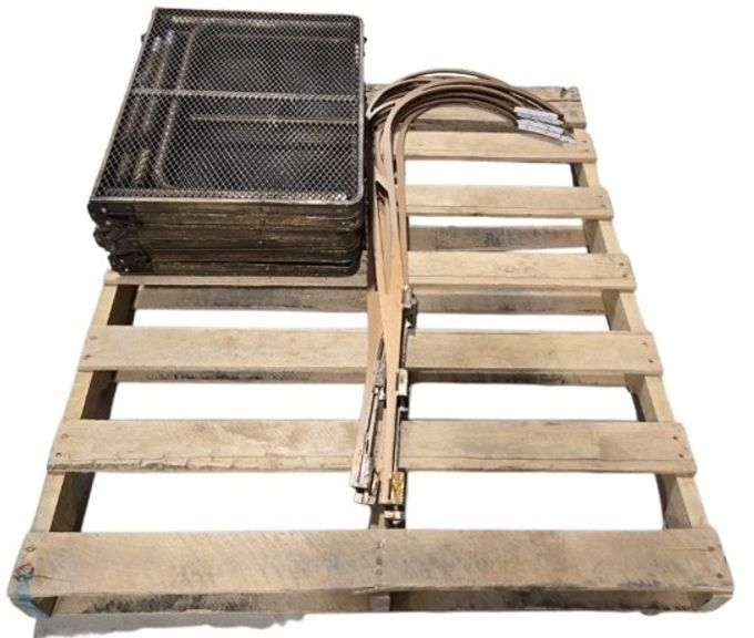Lot of Industrial Style Metal Set Decor