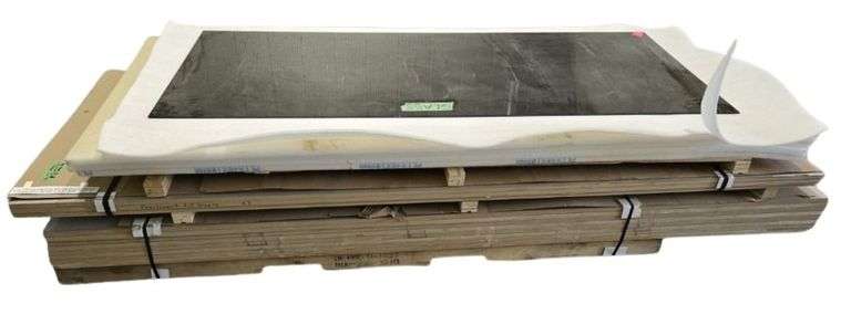 11 Sheets of 3/4" x 4ft x 10ft MDF With Laminate on One Side + Glass Sheet