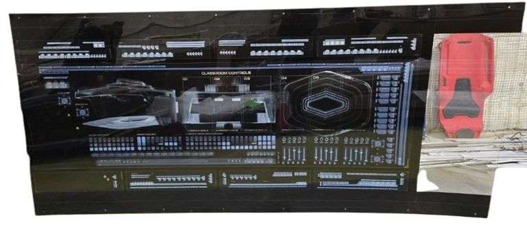 Classroom Controls Translucent Decor Panel 119" x 54"