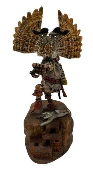 Milton Howard Hand Carved/Painted Owl Kachina Doll $$$