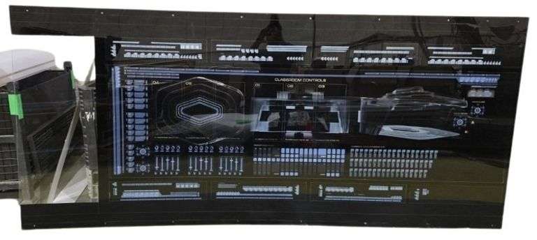 Classroom Controls Translucent Decor Panel 119" x 54"