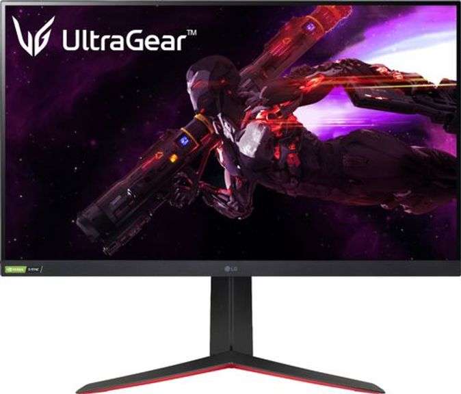 LG 32" UltraGear QHD 1440P Nano IPS 1ms 165Hz HDR Monitor with G-SYNC Compatibility