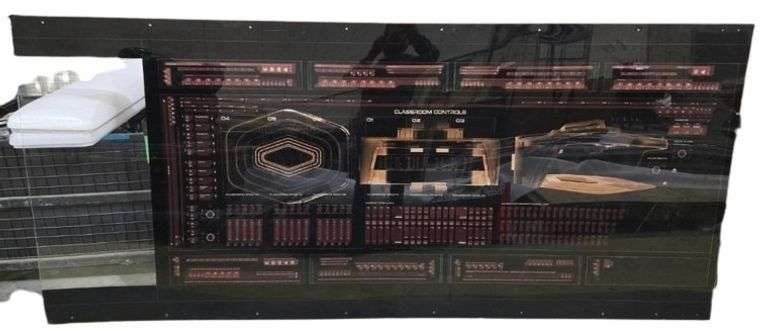 Classroom Controls Translucent Decor Panel 119" x 54"