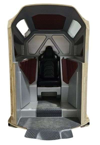 Escape Pod w/ Seat Set Piece - 72" x 78" x 94" H