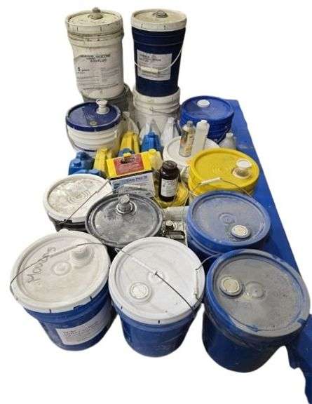 Lot of Acrylic Binders, Silicone Fluid, Urethane, etc