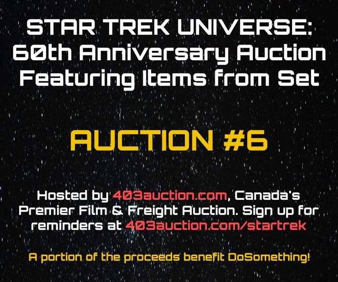 Electrical, Lighting, Hardware, Shipping Containers, Spray Booths, Building Supplies, and Some Items from Star Trek Universe - Auction #6 (Toronto Studio) #2565