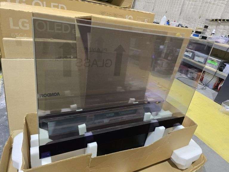 $$$ Lot of 2 Planar Look Thru 55" Transparent Screens