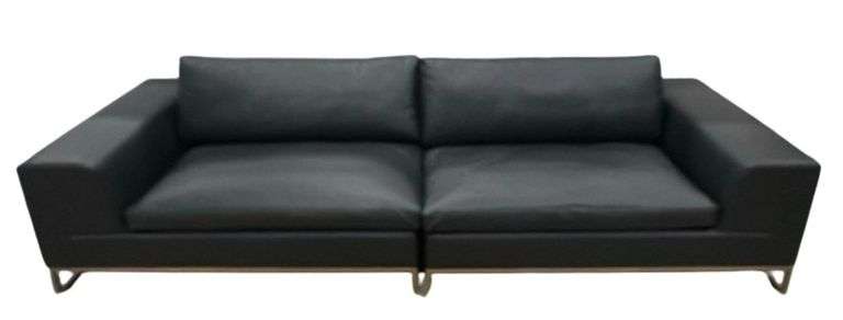Sunpan Ira Italian Leather Sofa