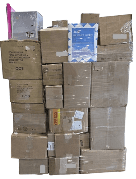 UNSORTED - Lost and Unclaimed Freight Pallet Lot