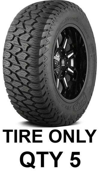 Set of 5 AMP Terrain Attack Tires - 315-70R17