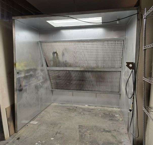 8ft Wide Spray Booth - Dismantled