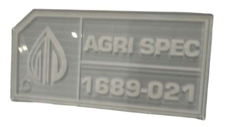 Star Trek Acrylic Engraved Label