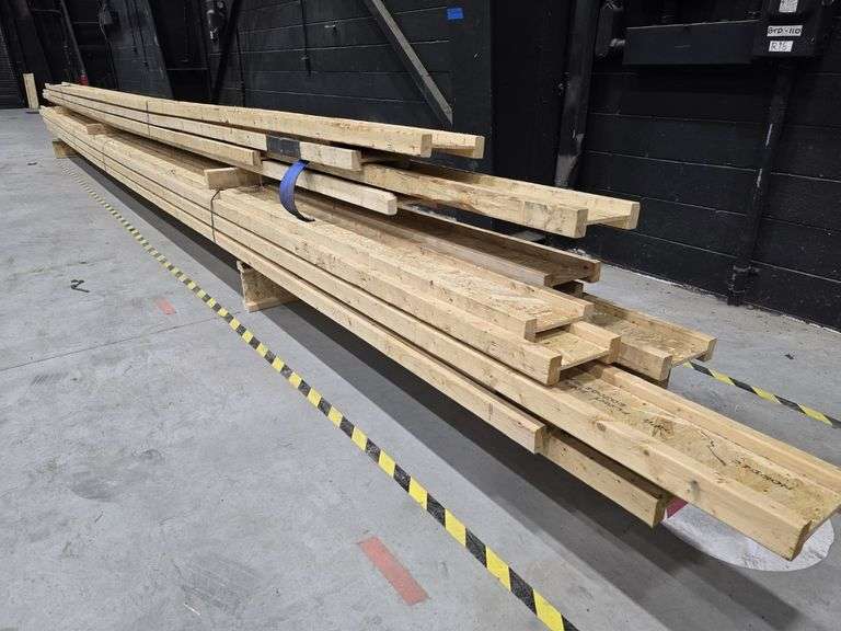 Lot of 20 Engineered 10" Wood I-Joists (I-Beams) 29-32' Long