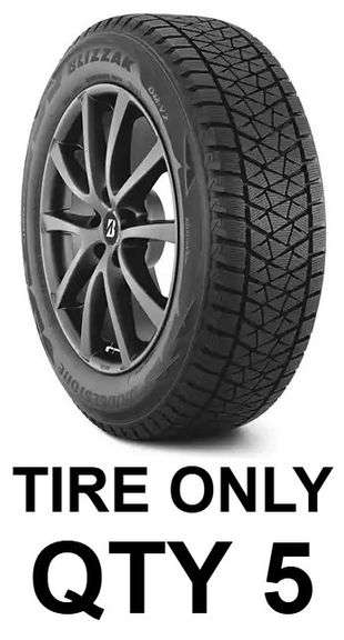 Set of 5 Bridgestone Blizzak DM-V2 Tires - P255/65R18