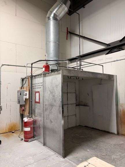 Spray Booth - Dismantled on Pallets