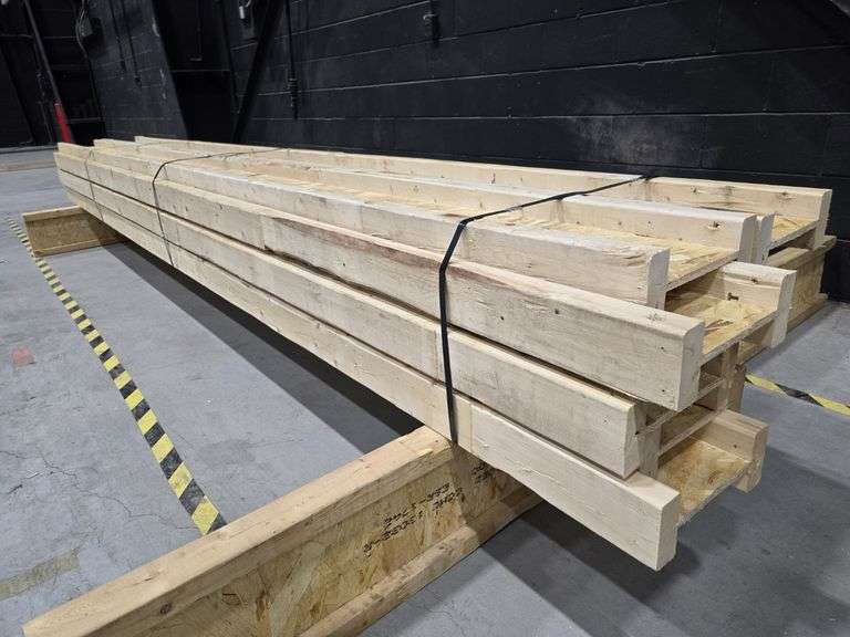 Lot of 12 Engineered 10" Wood I-Joists (I-Beams) 13' Long