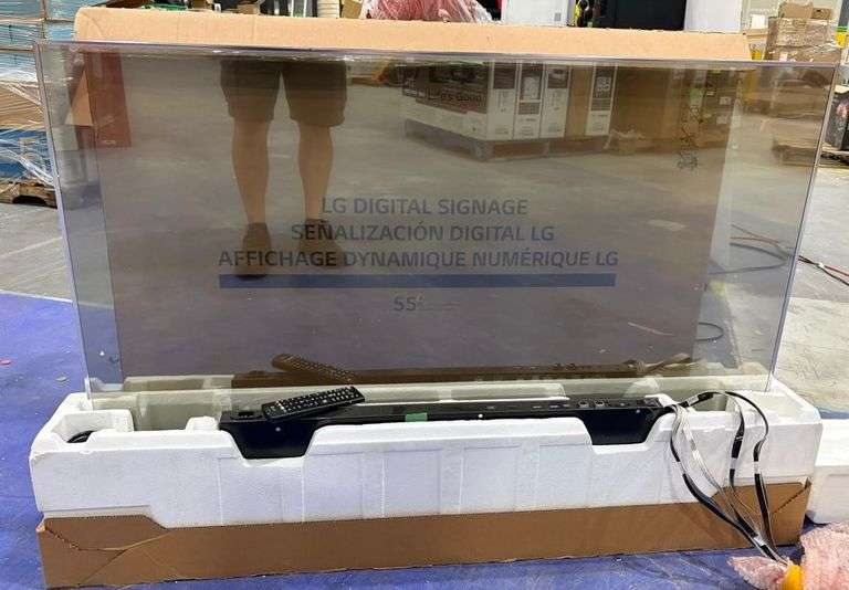 LG 55" Transparent See Through OLED TV Model 55EW5F