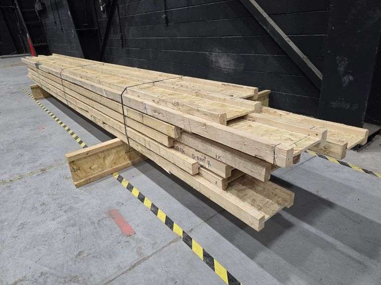 Lot of 20 Engineered 10" Wood I-Joists (I-Beams)16-18' Long