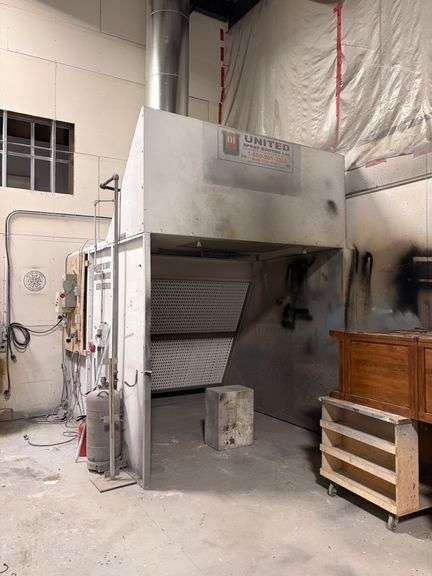 Spray Booth - Dismantled on Pallets