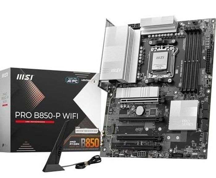 MSI - PRO B850-P WIFI AMD B850 ATX DDR5 Wi-Fi 7 Motherboard