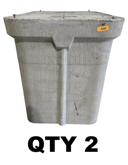 Lot of 2 Old Castle Polymer Concrete Handhole Vaults 32"x49.5"x36"