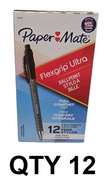 12 Packs of Paper Mate Flexi Grip Pens