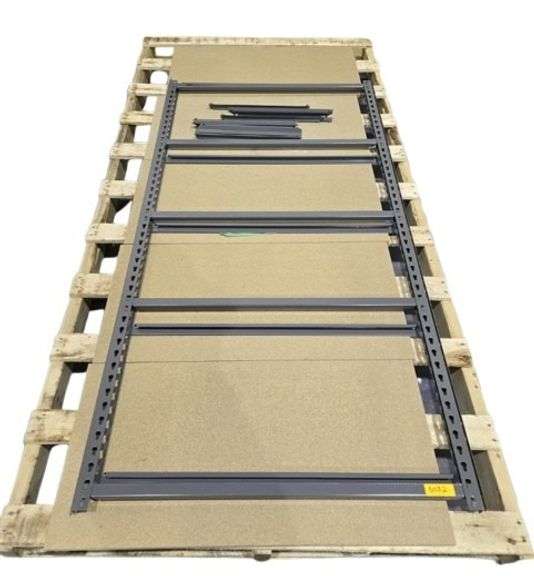 Metal/Particle Board Shelving Unit - 6ft x 3ft x 18"