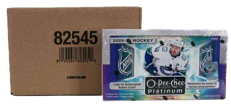 6 Boxes of Upper Deck 2024/25 O-Pee-Chee Platinum Hockey Hobby Trading Cards