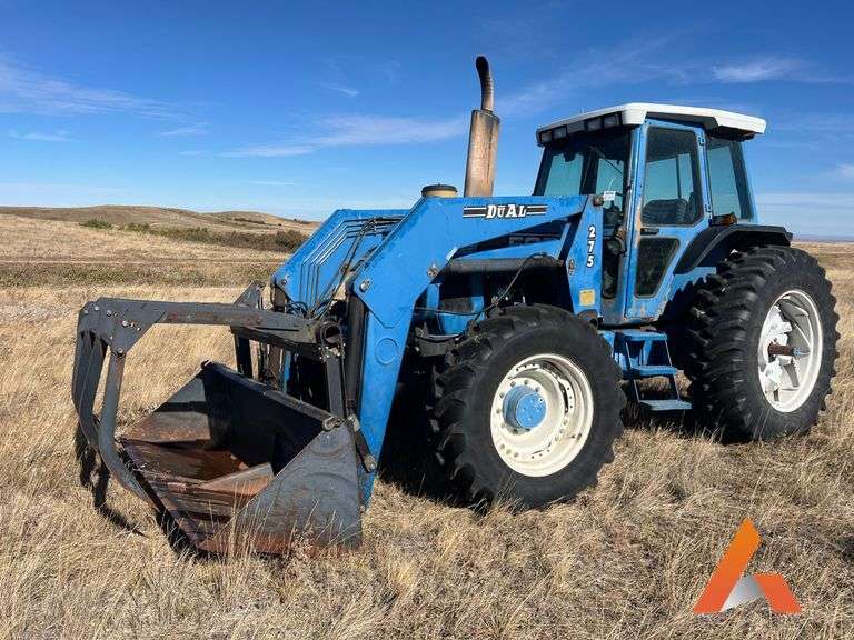 1991 Ford 8630 Tractor w/ DuAl 275 Grapple Loader