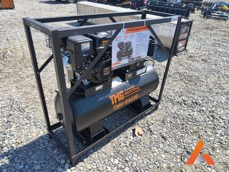"Unused" TMG 40 Gallon 2-Stage Truck Mounted Air Compressor