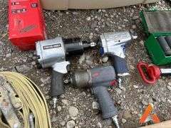 300' Measuring Tape/Air Guns/Hammer/ Hitachi Impact Sockets/2 Ton Craftsman Jack