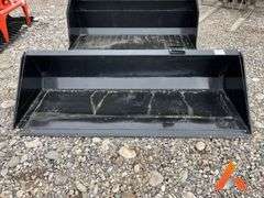 90in QT Skid Steer Bucket with Blade