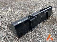 90in QT Skid Steer Bucket with Blade