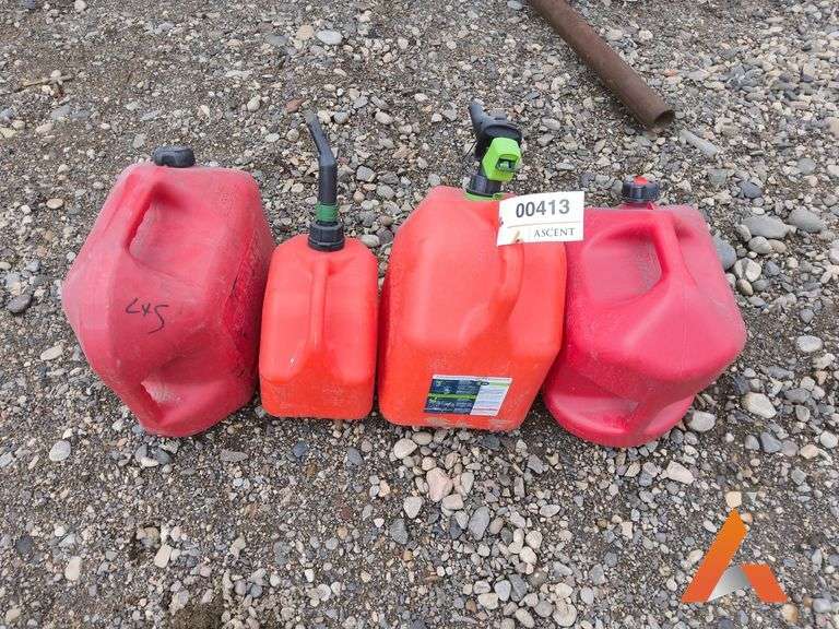 (4) Gas Jugs