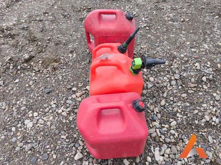 (4) Gas Jugs