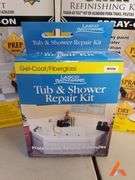 X2 tub tile & sink spray & fiberglass repair kit, white, all new in box