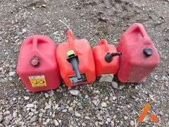 (4) Gas Jugs